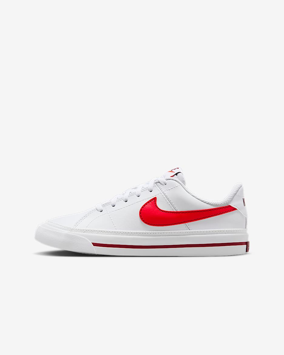 Nike court red best sale